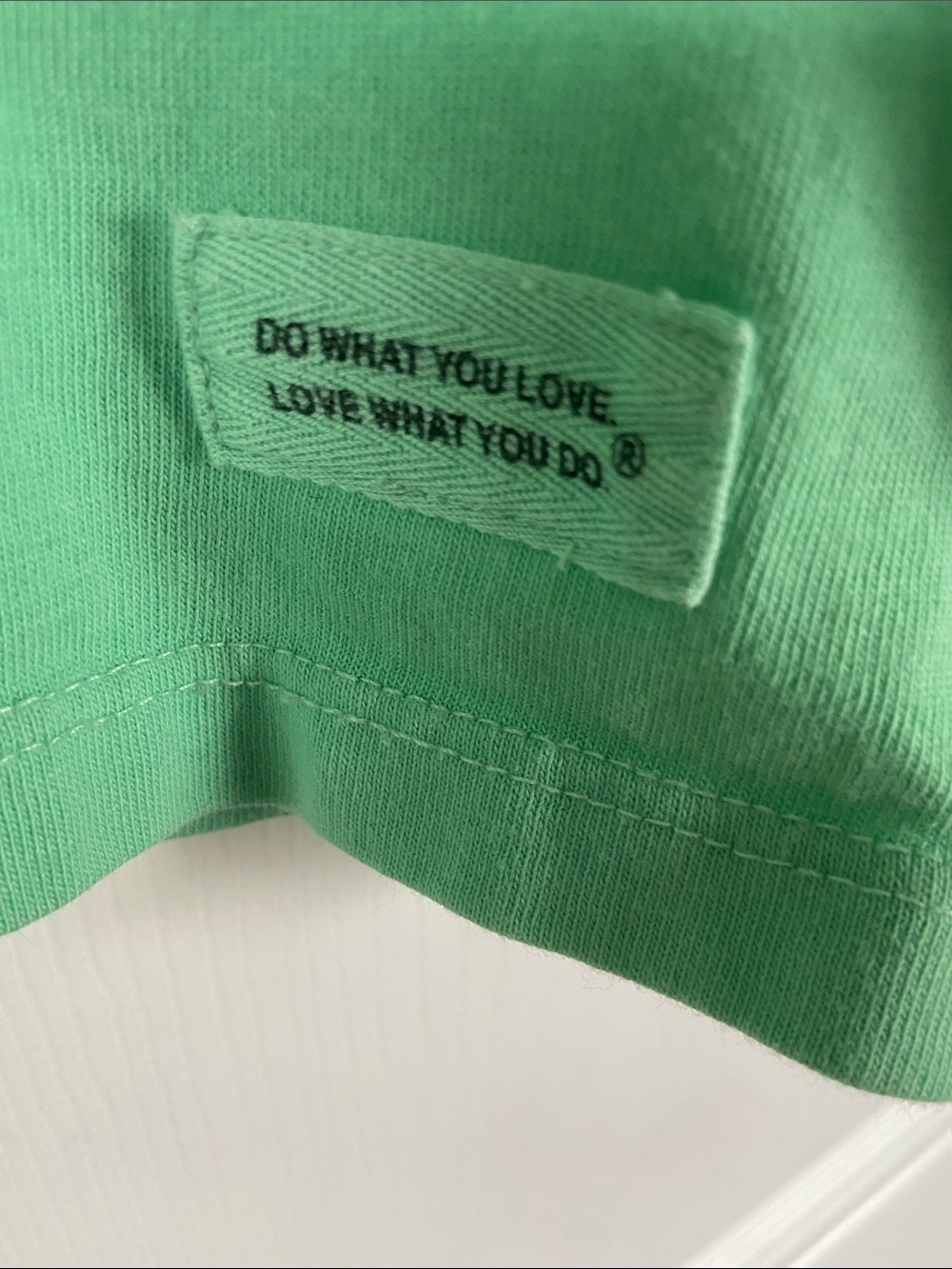 Life Is Good Mint Green V-Neck Tee with Colorful Turtle Print - Picture 4 of 4